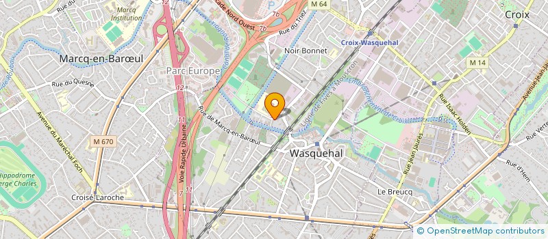 localisation de l'entreprise MONSIEUR BRAHIM CHATIOUI  WASQUEHAL