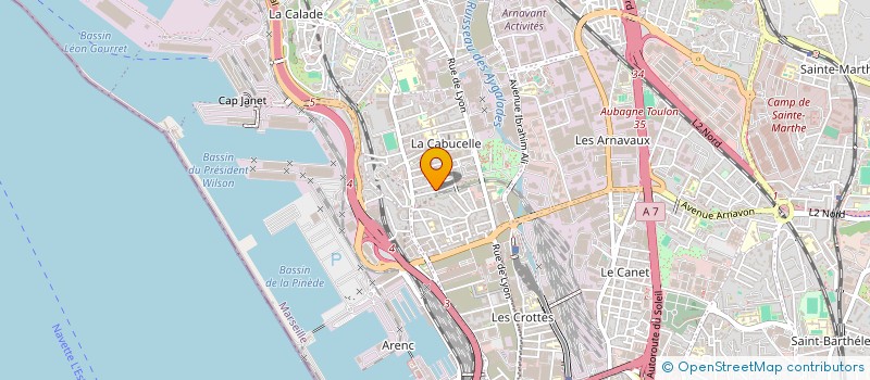 localisation de l'entreprise MONSIEUR BRAHIM CHEMOUNE à MARSEILLE