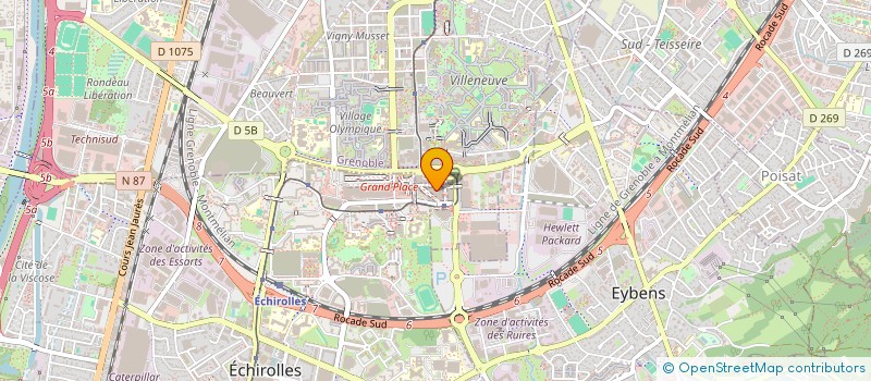 localisation de l'entreprise MONSIEUR BRAHIM CHERIF  GRENOBLE