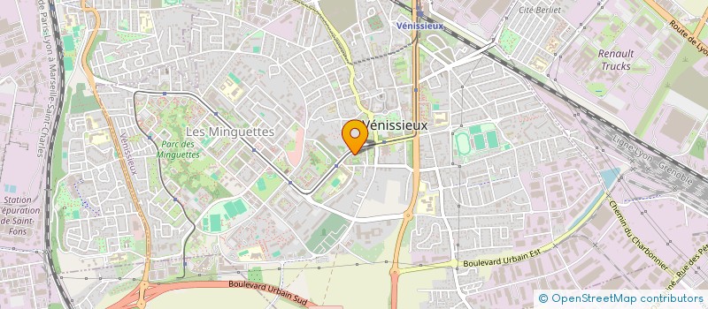 localisation de l'entreprise MONSIEUR BRAHIM CHERIFI  VENISSIEUX