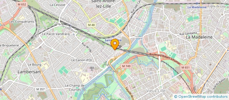 localisation de l'entreprise MONSIEUR BRAHIM CHERIFI  SAINT-ANDRE-LEZ-LILLE