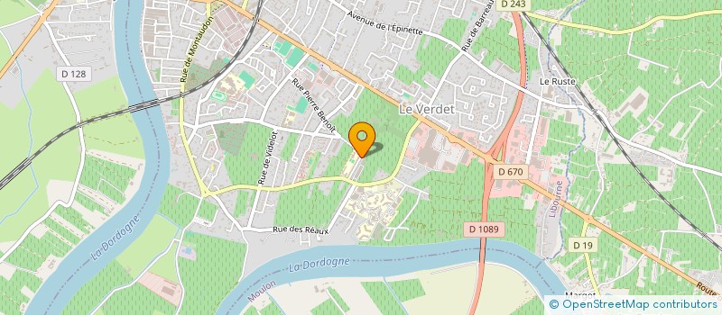 localisation de l'entreprise MONSIEUR BRAHIM CHERRAK  LIBOURNE