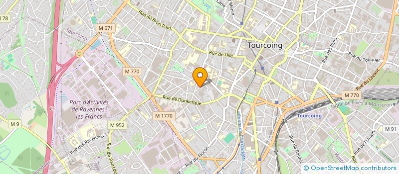 localisation de l'entreprise MONSIEUR BRAHIM CHETARA  TOURCOING