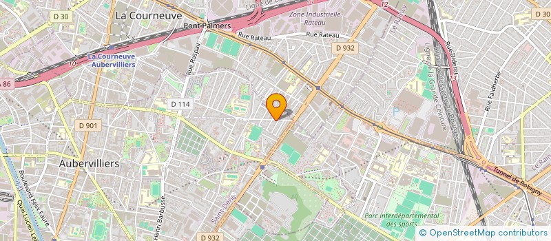 localisation de l'entreprise MONSIEUR BRAHIM CHIHA  AUBERVILLIERS