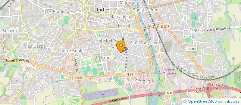 localisation de l'entreprise MONSIEUR BRAHIM CHIKHAOUI  TARBES