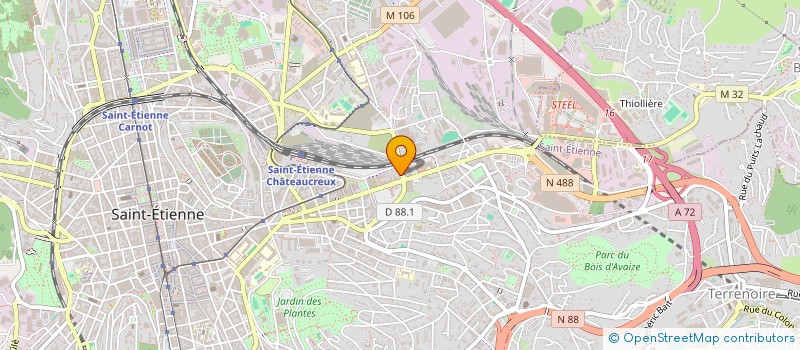 localisation de l'entreprise MONSIEUR BRAHIM CHITER  SAINT-ETIENNE