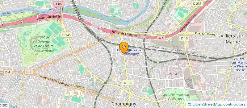 localisation de l'entreprise MONSIEUR BRAHIM CHMOURK à CHAMPIGNY-SUR-MARNE