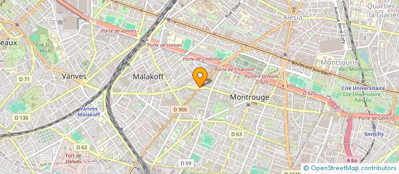 localisation de l'entreprise MONSIEUR BRAHIM DANGA à MALAKOFF