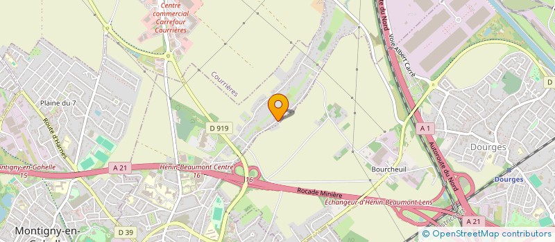 localisation de l'entreprise MONSIEUR BRAHIM DAOUD  HENIN-BEAUMONT