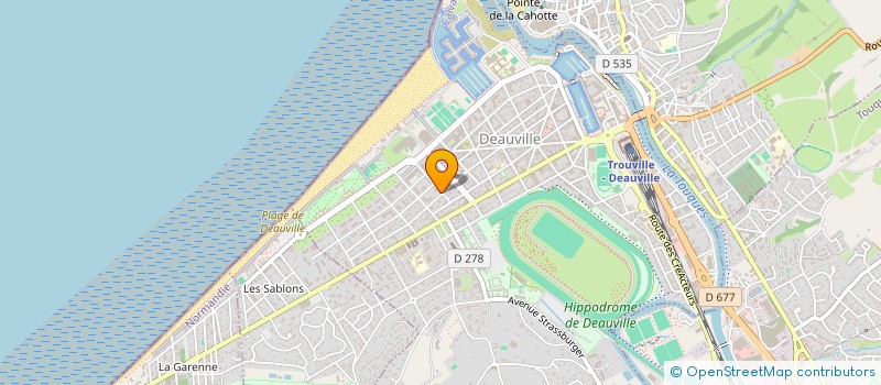 localisation de l'entreprise MONSIEUR BRAHIM DESESSELEM  DEAUVILLE