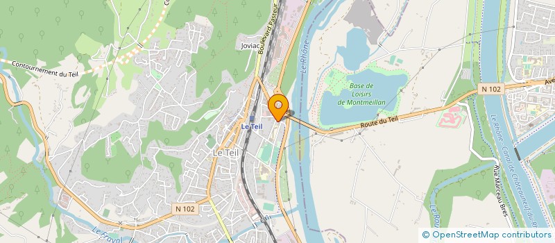 localisation de l'entreprise MONSIEUR BRAHIM DIFFI  LE TEIL