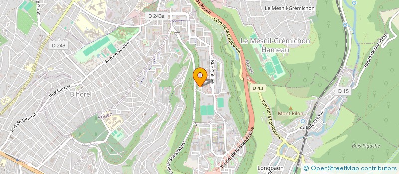 localisation de l'entreprise MONSIEUR BRAHIM DJELTI  ROUEN