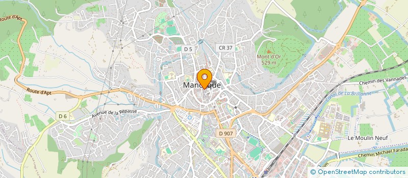 localisation de l'entreprise MONSIEUR BRAHIM DJILI  MANOSQUE