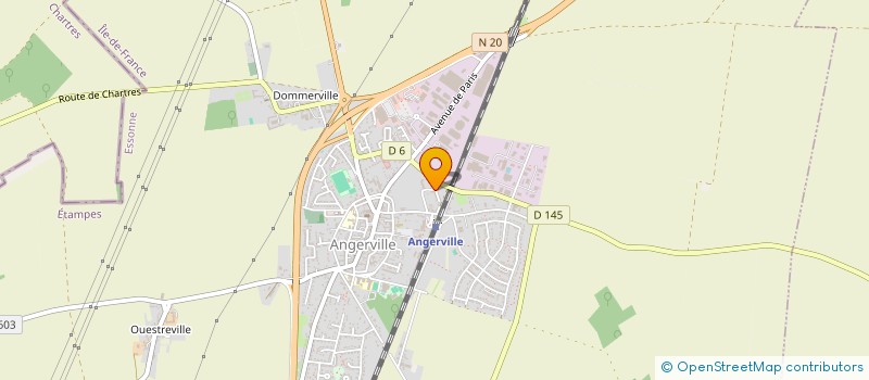 localisation de l'entreprise MONSIEUR BRAHIM DJOUAHER  ANGERVILLE