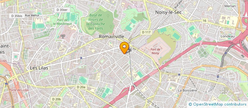 localisation de l'entreprise MONSIEUR BRAHIM DRIOUACHE à ROMAINVILLE