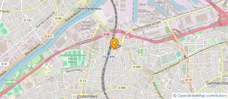 localisation de l'entreprise MONSIEUR BRAHIM EDDINO à COLOMBES