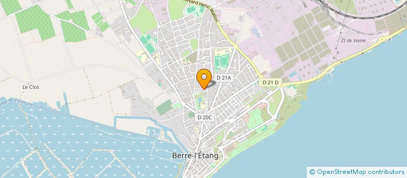 localisation de l'entreprise MONSIEUR BRAHIM EL AIDI  BERRE-L'ETANG