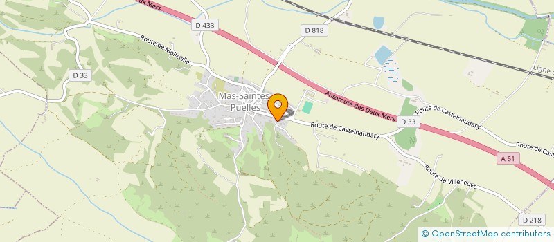 localisation de l'entreprise MONSIEUR BRAHIM EL HAMEL  MAS-SAINTES-PUELLES