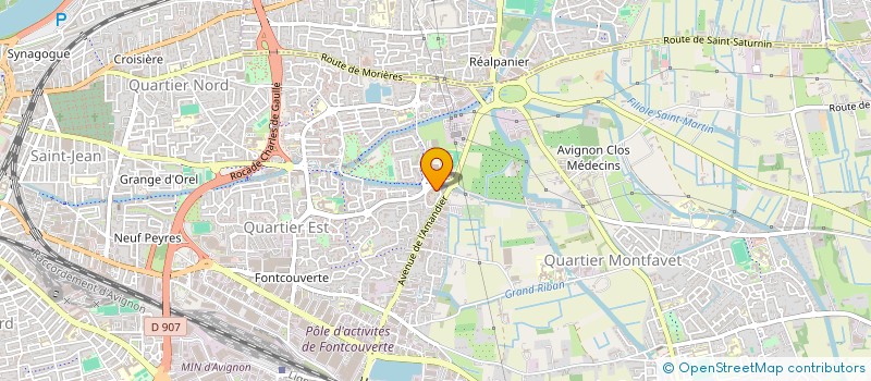 localisation de l'entreprise MONSIEUR BRAHIM EL HASNAOUY  AVIGNON