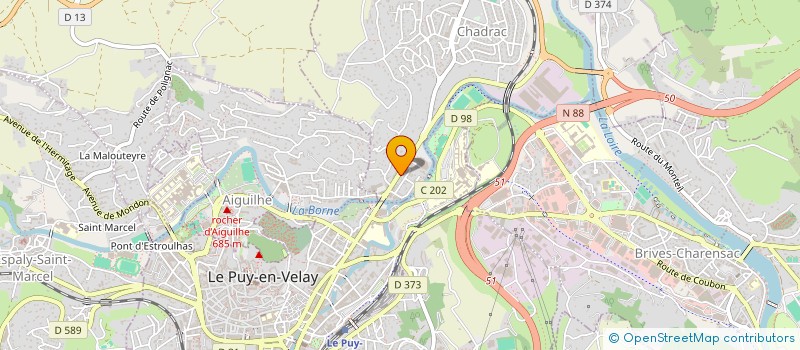 localisation de l'entreprise MONSIEUR BRAHIM EL KARKOUB  LE PUY-EN-VELAY