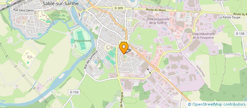 localisation de l'entreprise MONSIEUR BRAHIM EL MOUNIR  SABLE-SUR-SARTHE