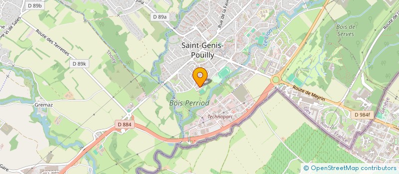 localisation de l'entreprise MONSIEUR BRAHIM EL OUARDANI NASSIRI  SAINT-GENIS-POUILLY