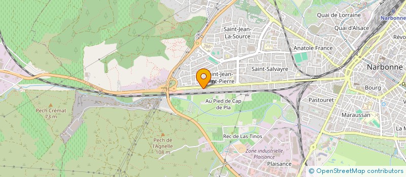 localisation de l'entreprise MONSIEUR BRAHIM EL YAKHLIFI  NARBONNE