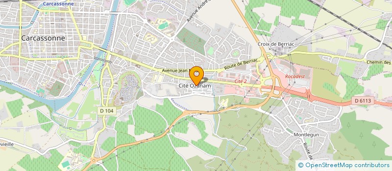 localisation de l'entreprise MONSIEUR BRAHIM EL YOUSFI à CARCASSONNE