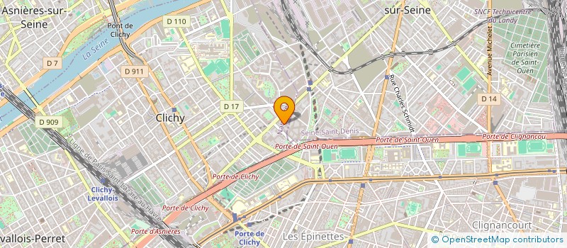 localisation de l'entreprise MONSIEUR BRAHIM FAIZI à CLICHY
