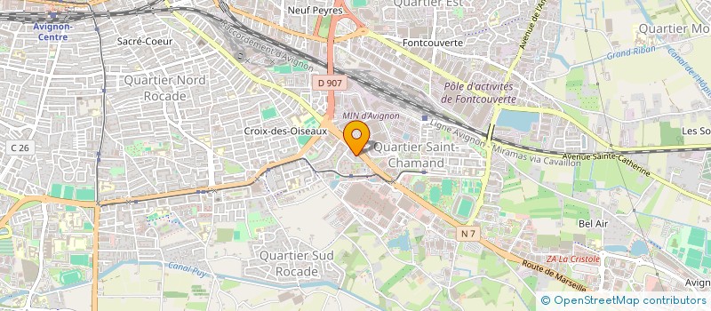 localisation de l'entreprise MONSIEUR BRAHIM FARS  AVIGNON