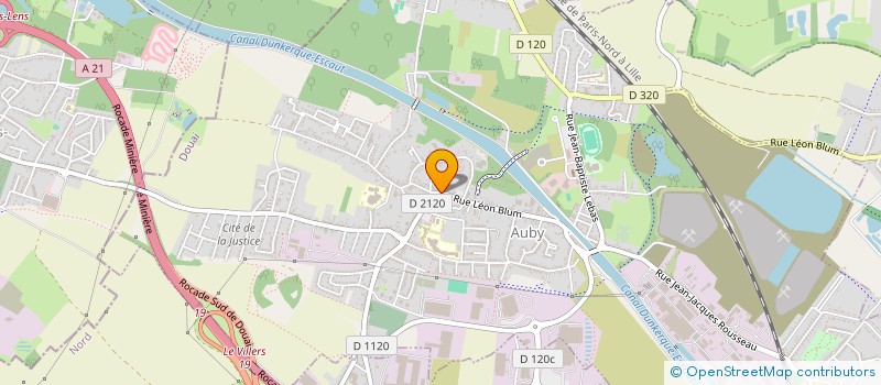 localisation de l'entreprise MONSIEUR BRAHIM FOUFOU  AUBY