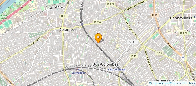 localisation de l'entreprise MONSIEUR BRAHIM FRAREMA à BOIS-COLOMBES