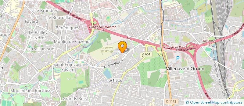 localisation de l'entreprise MONSIEUR BRAHIM GHAMMOURI  VILLENAVE-D'ORNON