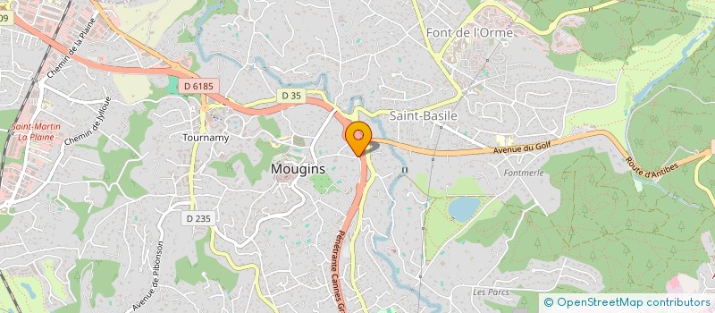 localisation de l'entreprise MONSIEUR BRAHIM GRISSI à MOUGINS