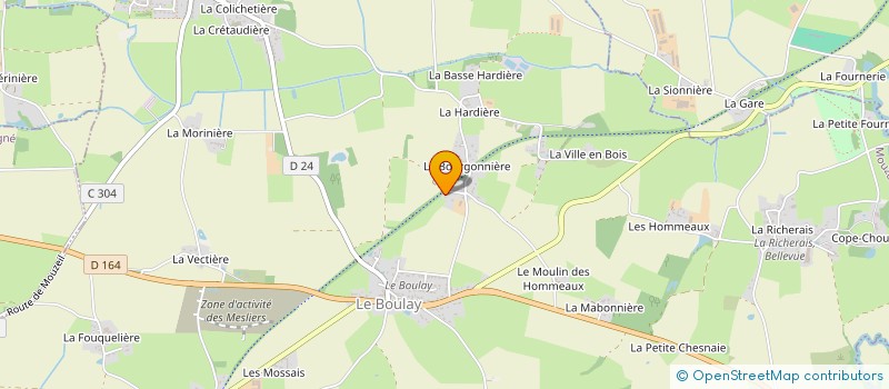 localisation de l'entreprise MONSIEUR BRAHIM HACHLAF  MOUZEIL