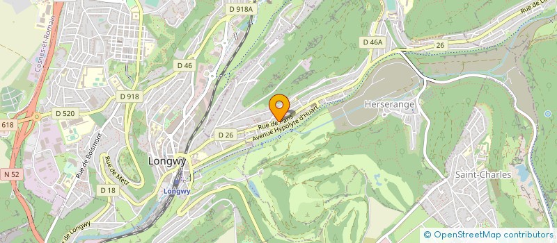 localisation de l'entreprise MONSIEUR BRAHIM HAIDAS  HERSERANGE