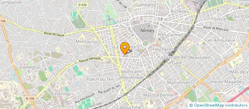 localisation de l'entreprise MONSIEUR BRAHIM HAMAZA  NIMES