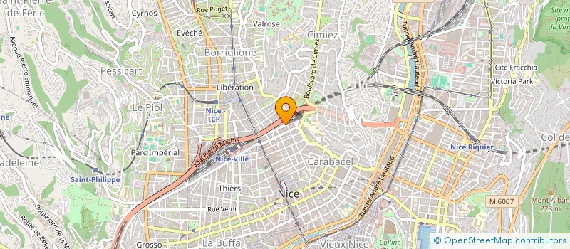 localisation de l'entreprise MONSIEUR BRAHIM HAMOUR  NICE