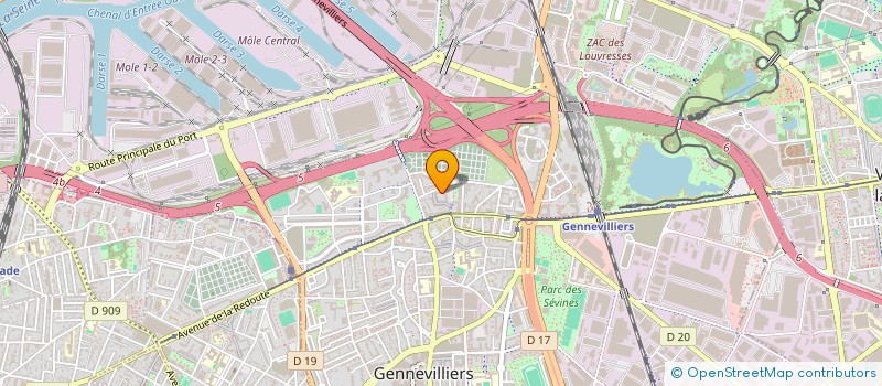 localisation de l'entreprise MONSIEUR BRAHIM HANINE à GENNEVILLIERS