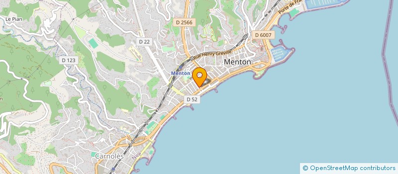 localisation de l'entreprise MONSIEUR BRAHIM HARRACH à MENTON