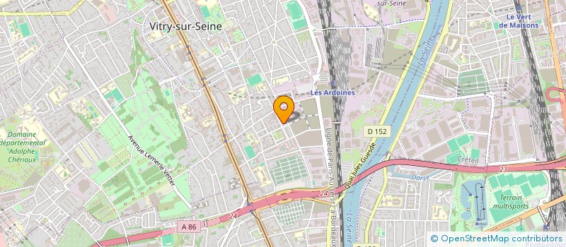 localisation de l'entreprise MONSIEUR BRAHIM HARRAG  VITRY-SUR-SEINE