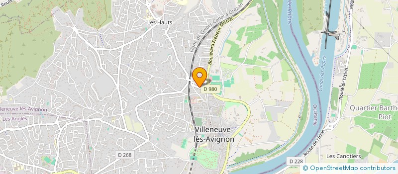 localisation de l'entreprise MONSIEUR BRAHIM HASNAOUI  VILLENEUVE LES AVIGNON