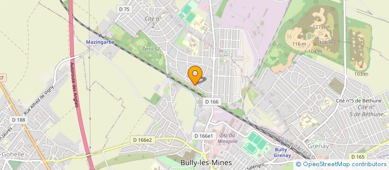 localisation de l'entreprise MONSIEUR BRAHIM HAT  BULLY-LES-MINES