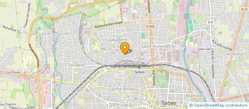 localisation de l'entreprise MONSIEUR BRAHIM IDRISS PACHA  TARBES