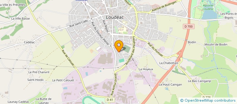 localisation de l'entreprise MONSIEUR BRAHIM IMANI à LOUDEAC