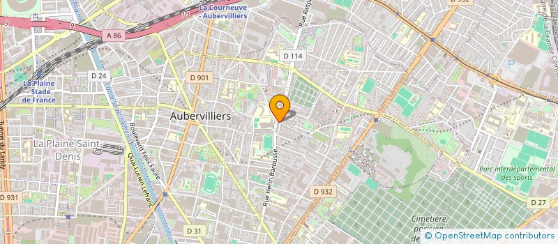 localisation de l'entreprise MONSIEUR BRAHIM IZ MOUSSE à AUBERVILLIERS