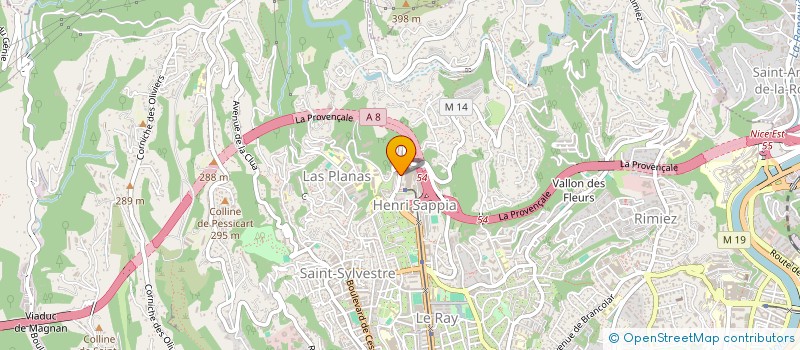 localisation de l'entreprise MONSIEUR BRAHIM JALLOUL  NICE