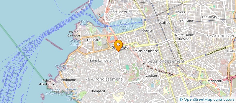localisation de l'entreprise MONSIEUR BRAHIM KACIOUI  MARSEILLE