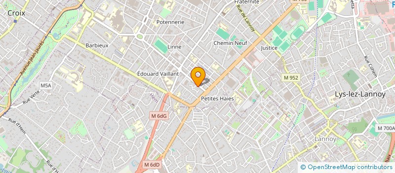 localisation de l'entreprise MONSIEUR BRAHIM KALOUNE  ROUBAIX