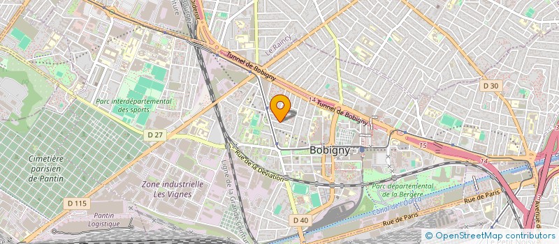 localisation de l'entreprise MONSIEUR BRAHIM KANFOUDI à BOBIGNY